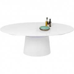 Extension Table Benvenuto White 200(50)x110cm